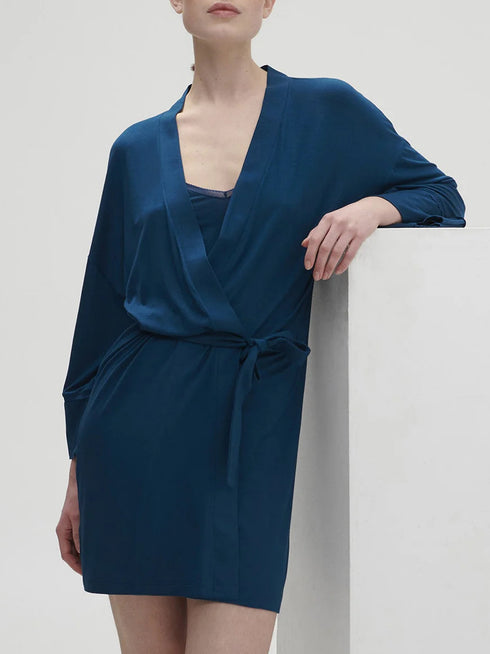 Kimono Bleu Poséidon AURORE SIMONE PÉRÈLE