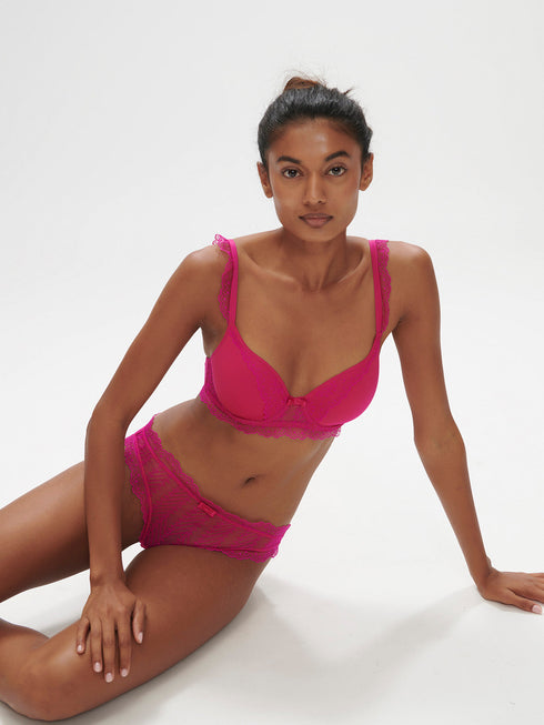 Simone Perele Canapee Slip évolutif – Rose Hibiscus