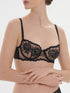 Halbschale Bügel-BH Schwarz INTRIGUE SIMONE PÉRÈLE