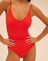 Bügelloser gepolsterter Badeanzug Pomegranat SELECT SIMONE PÉRÈLE