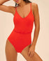 Bügelloser gepolsterter Badeanzug Pomegranat SELECT SIMONE PÉRÈLE