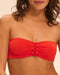 Bandeau-Bikini-BH mit Bügeln Pomegranat SELECT SIMONE PÉRÈLE