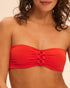 Bandeau-Bikini-BH mit Bügeln Pomegranat SELECT SIMONE PÉRÈLE