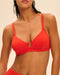 Triangel-Bikini-BH mit Bügeln Pomegranat SELECT SIMONE PÉRÈLE