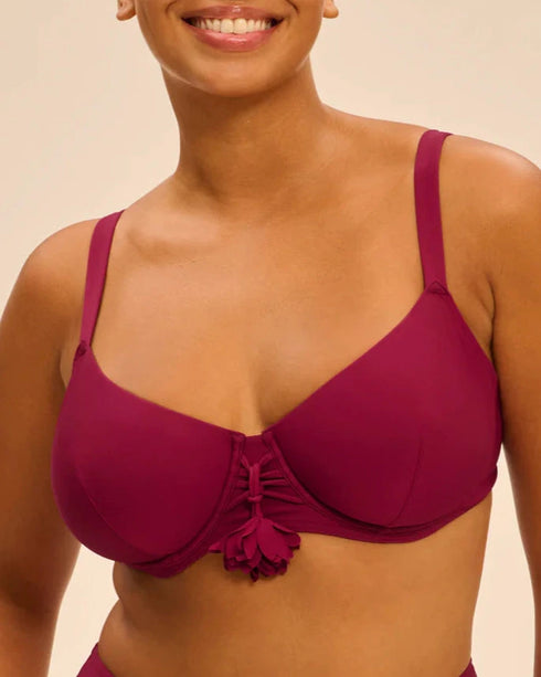 Bikini-BH mit Bügeln Cranberry MIRACLE SIMONE PÉRÈLE