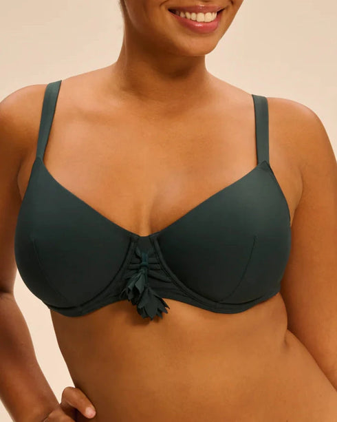 Bikini-BH mit Bügeln Khaki MIRACLE SIMONE PÉRÈLE