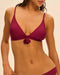 Bügelloser Triangel-Bikini-BH Cranberry MIRACLE SIMONE PÉRÈLE