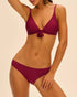 Bügelloser Triangel-Bikini-BH Cranberry MIRACLE SIMONE PÉRÈLE