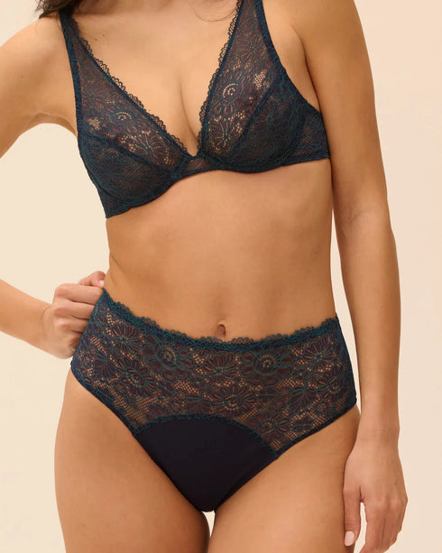 Taillen-Slip Saphir POÈME SIMONE PÉRÈLE