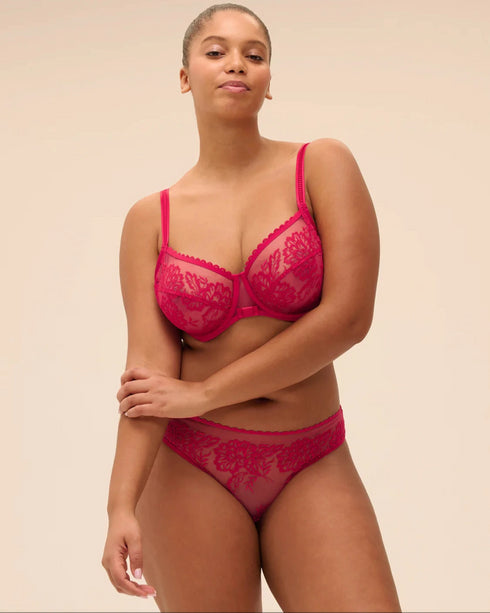 Full-Cup-Bügel-BH Cranberry ROMANCE SIMONE PÉRÈLE