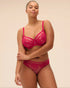 Full-Cup-Bügel-BH Cranberry ROMANCE SIMONE PÉRÈLE