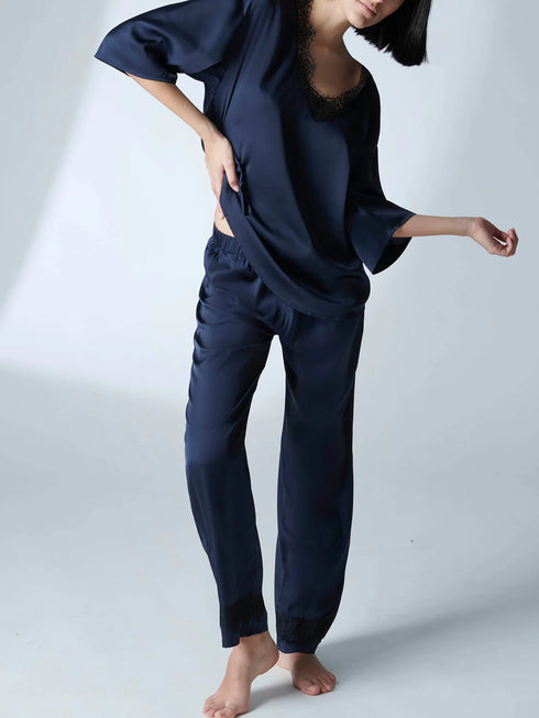 Langarm T-Shirt Vollmond SATIN SECRETS SIMONE PÉRÈLE