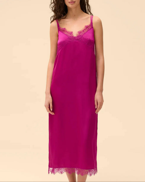 Nighty Lang Azalee SATIN SECRETS SIMONE PÉRÈLE