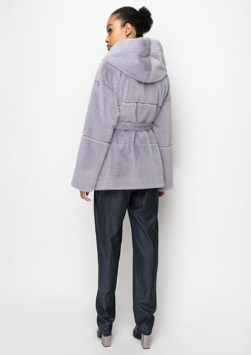 Wendbarer Eco-Kunstpelzmantel