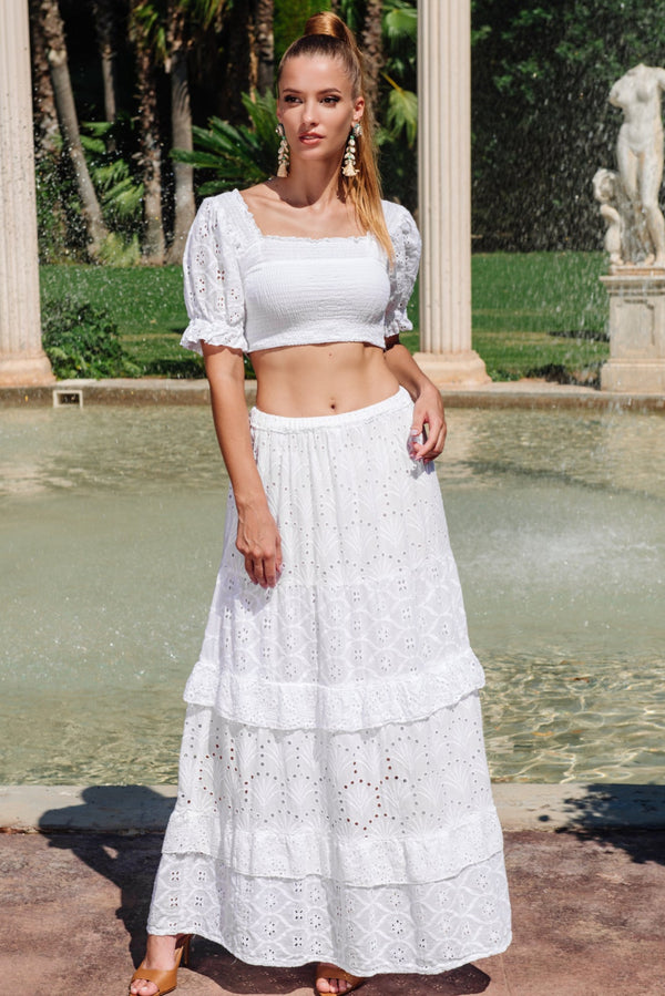 Blouse White 22F-539 C FRESH COTTON