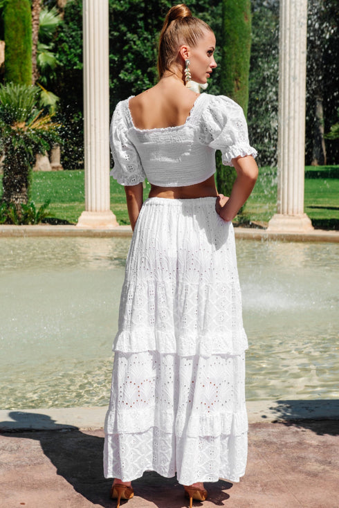 Blouse White 22F-539 C FRESH COTTON