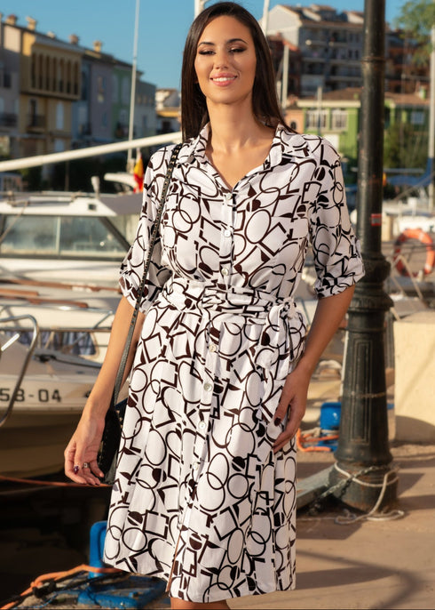 Kleid 22NI-608/4 V INDIANO