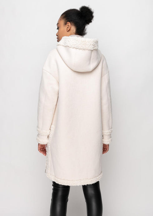 Shearlingjacke aus Eko=Kunstfell