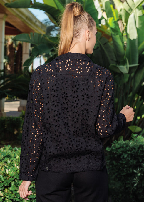 Blouse Black 23F-811/2C FRESH COTTON