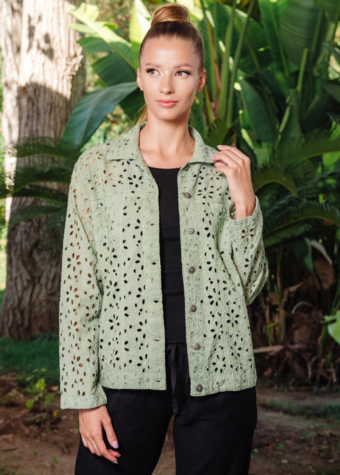 Blouse Olive 23F-811/4C FRESH COTTON