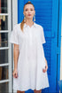 Kleid Weiß 23F-824/1C FRESH COTTON