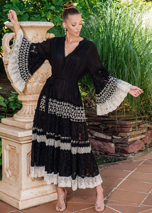 Maxi dress 23F-834/2 C FRESH COTTON