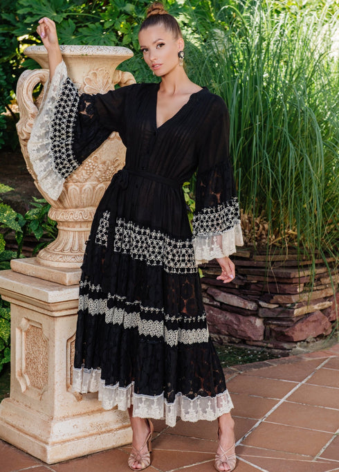 Maxi dress 23F-834/2 C FRESH COTTON