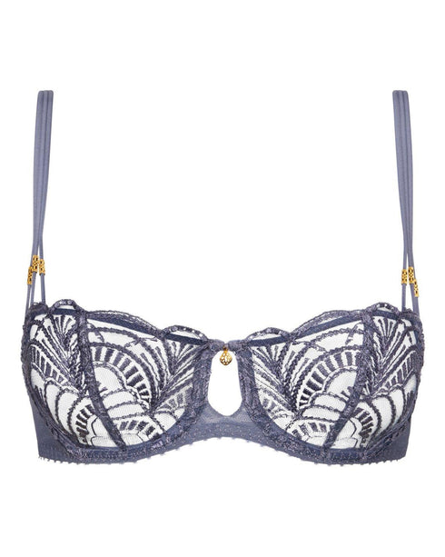 AUBADE Halbschale BH mit Bügel VIBES Denim