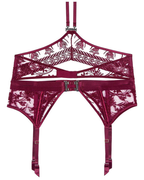 AUBADE Strumpfgürter MAGNETIC SPELL Crimson Red