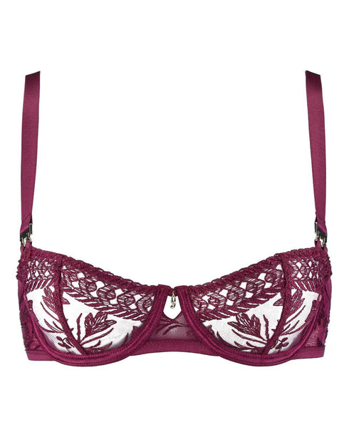 AUBADE Halbschale BH mit Bügel MAGNETIC SPELL Crimson Red