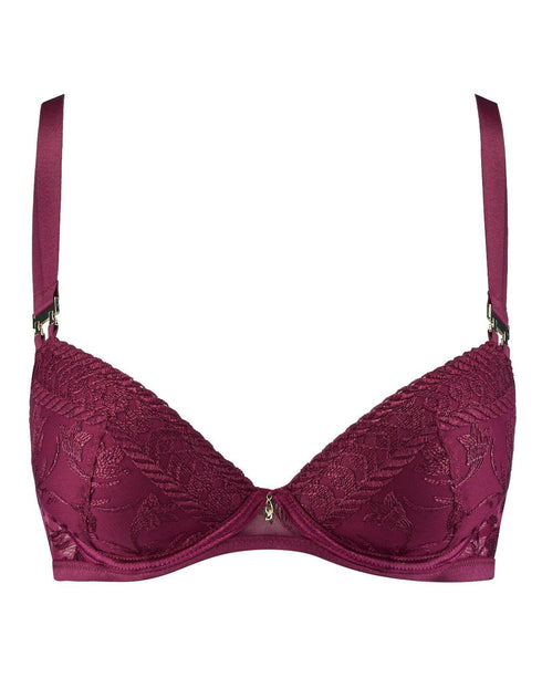 AUBADE Gemoldeter Push-Up BH MAGNETIC SPELL Crimson Red