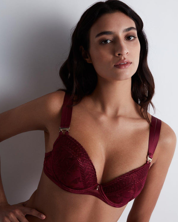 AUBADE Gemoldeter Push-Up BH MAGNETIC SPELL Crimson Red