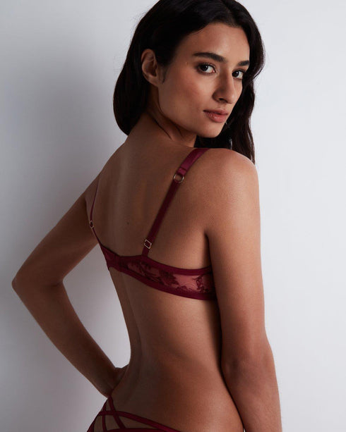 AUBADE Gemoldeter Push-Up BH MAGNETIC SPELL Crimson Red