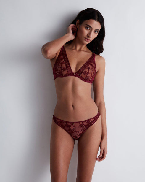 AUBADE Bügel-Triangel BH MAGNETIC SPELL Crimson Red