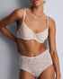 AUBADE Hochgeschnittener Slip ROSESSENCE Nude d’Été