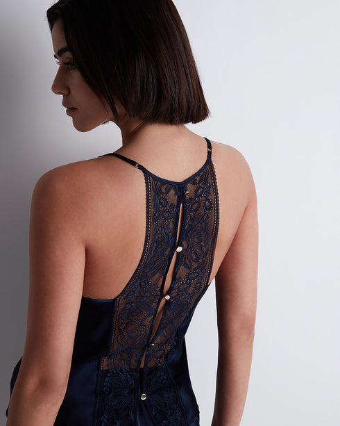 AUBADE Top mit Spaghetti Trägern MIDNIGHT WHISPER Evening Blue