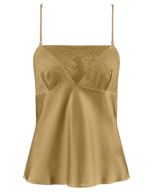 AUBADE Top mit Spaghetti Trägern MIDNIGHT WHISPER Sublime Bronze