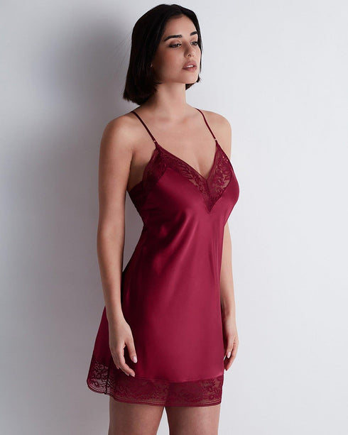 AUBADE Nachthemd MIDNIGHT WHISPER Crimson Red
