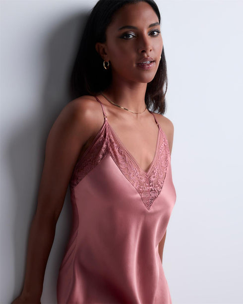AUBADE Nachthemd MIDNIGHT WHISPER Warm Pink