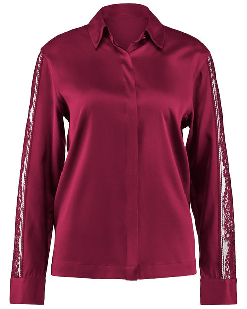 AUBADE Bluse MIDNIGHT WHISPER Crimson Red