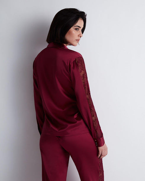 AUBADE Bluse MIDNIGHT WHISPER Crimson Red