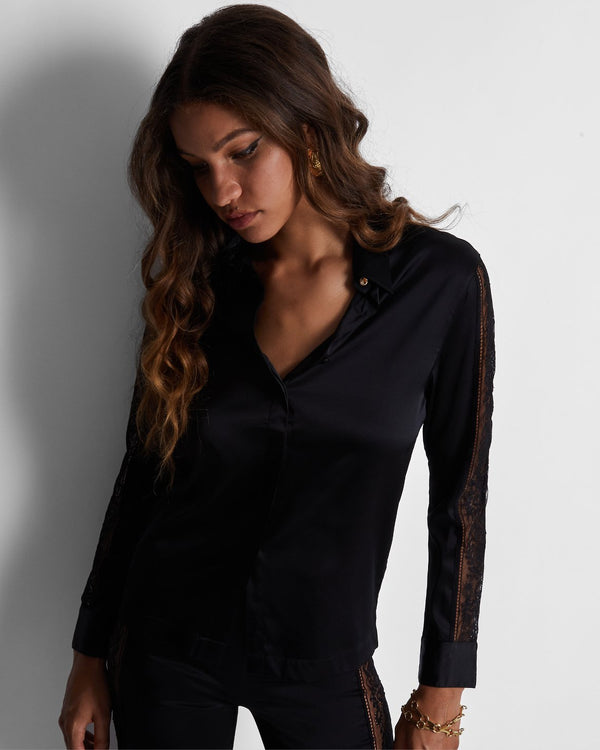AUBADE Bluse MIDNIGHT WHISPER Noir