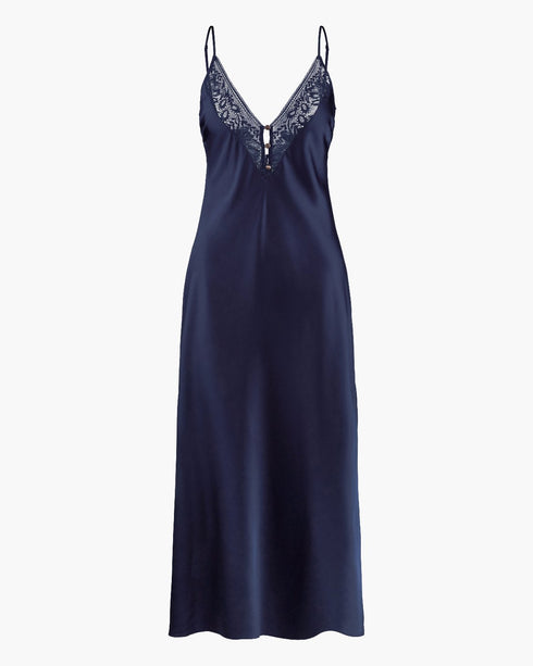 AUBADE Langes Kleid MIDNIGHT WHISPER Evening Blue