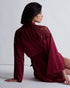 AUBADE Kimono MIDNIGHT WHISPER Crimson Red