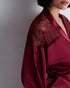 AUBADE Kimono MIDNIGHT WHISPER Crimson Red