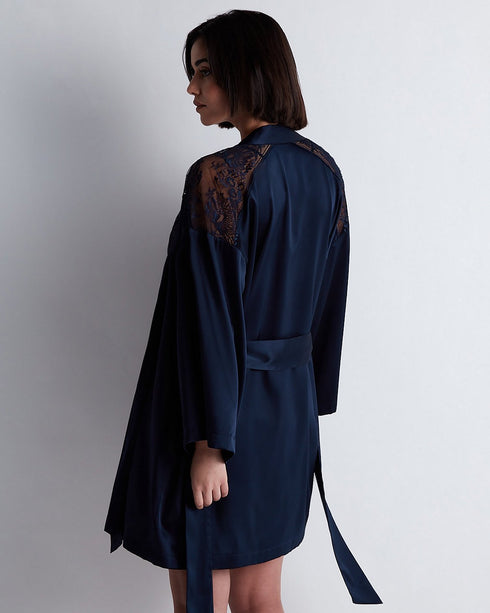 AUBADE Kimono MIDNIGHT WHISPER Evening Blue