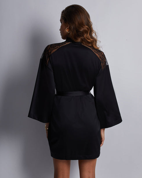AUBADE Kimono MIDNIGHT WHISPER Noir