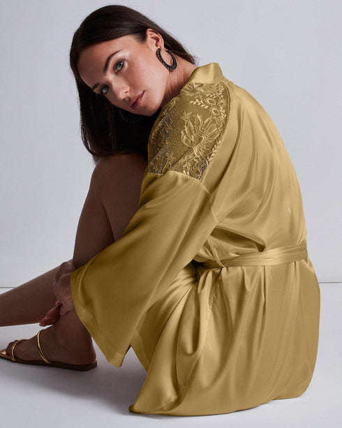 AUBADE Kimono MIDNIGHT WHISPER Sublime Bronze