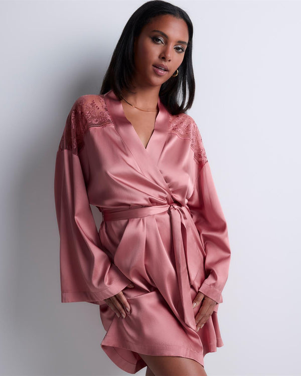 AUBADE Kimono MIDNIGHT WHISPER Warm Pink