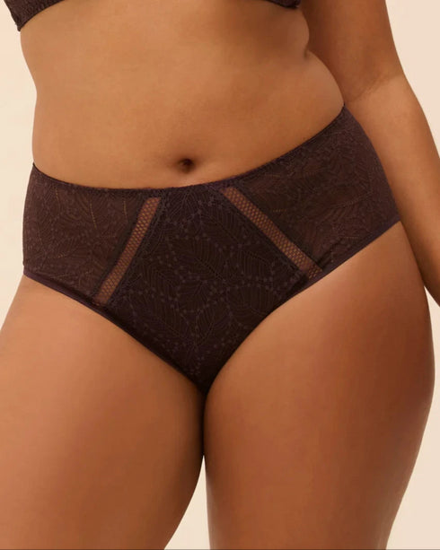 Taillen-Slip Brun Foncé COMETE SIMONE PÉRÈLE